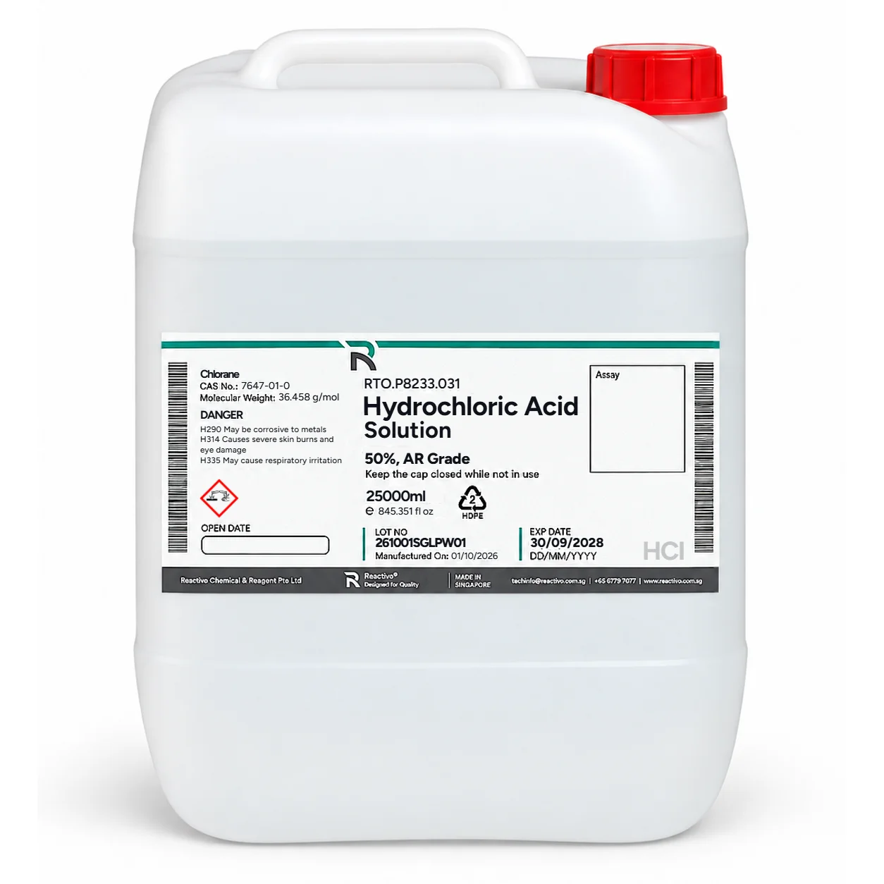 Hydrochloric Acid Solution