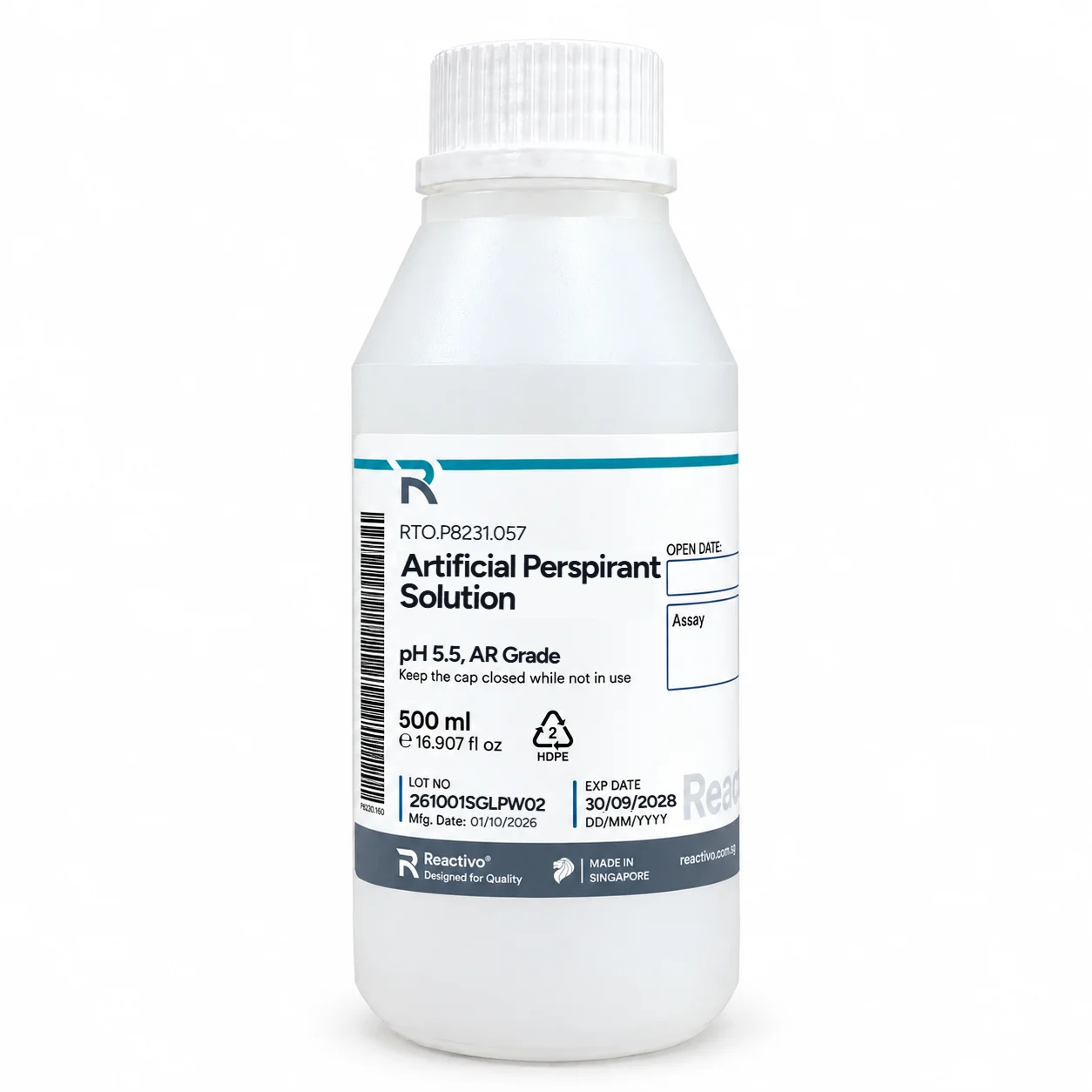 Artificial Perspirant Solution