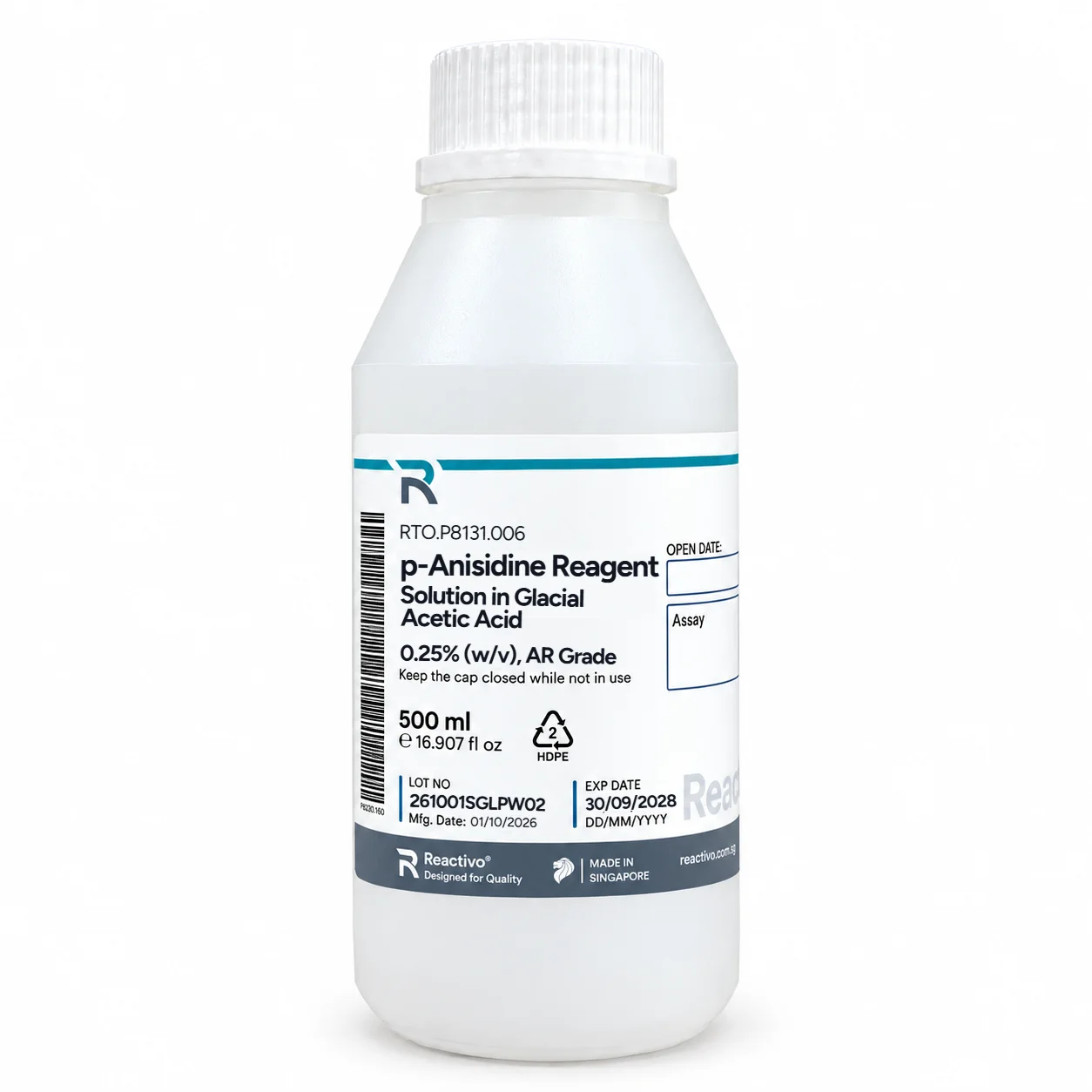 P-Anisidine Reagent in Glacial Acetic Acid